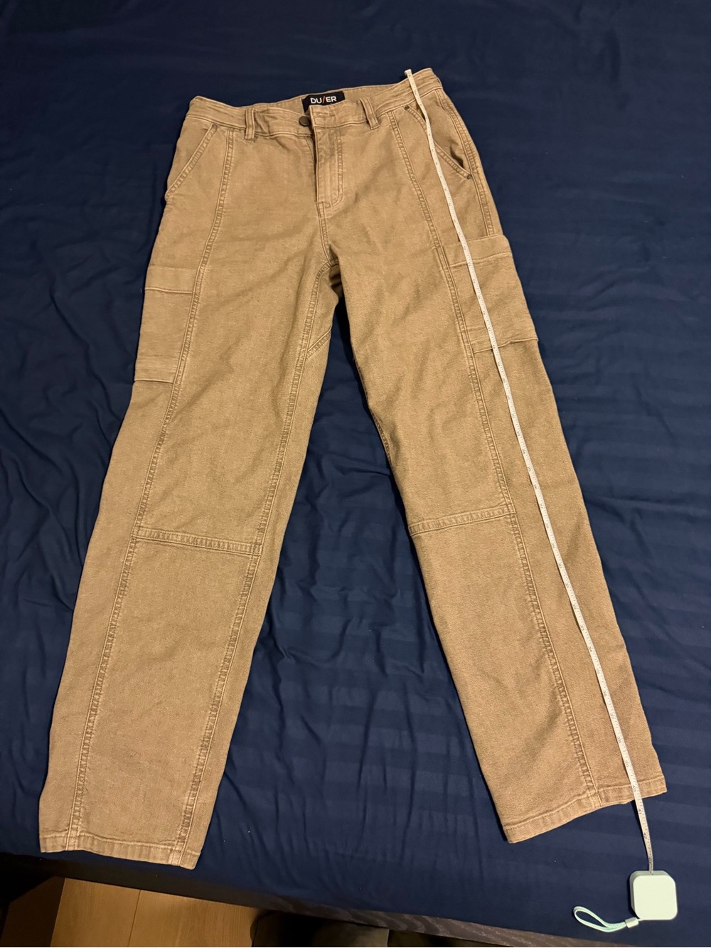 DU/ER Men's Tan Cargo Pants - Rugged Everyday Workwear
